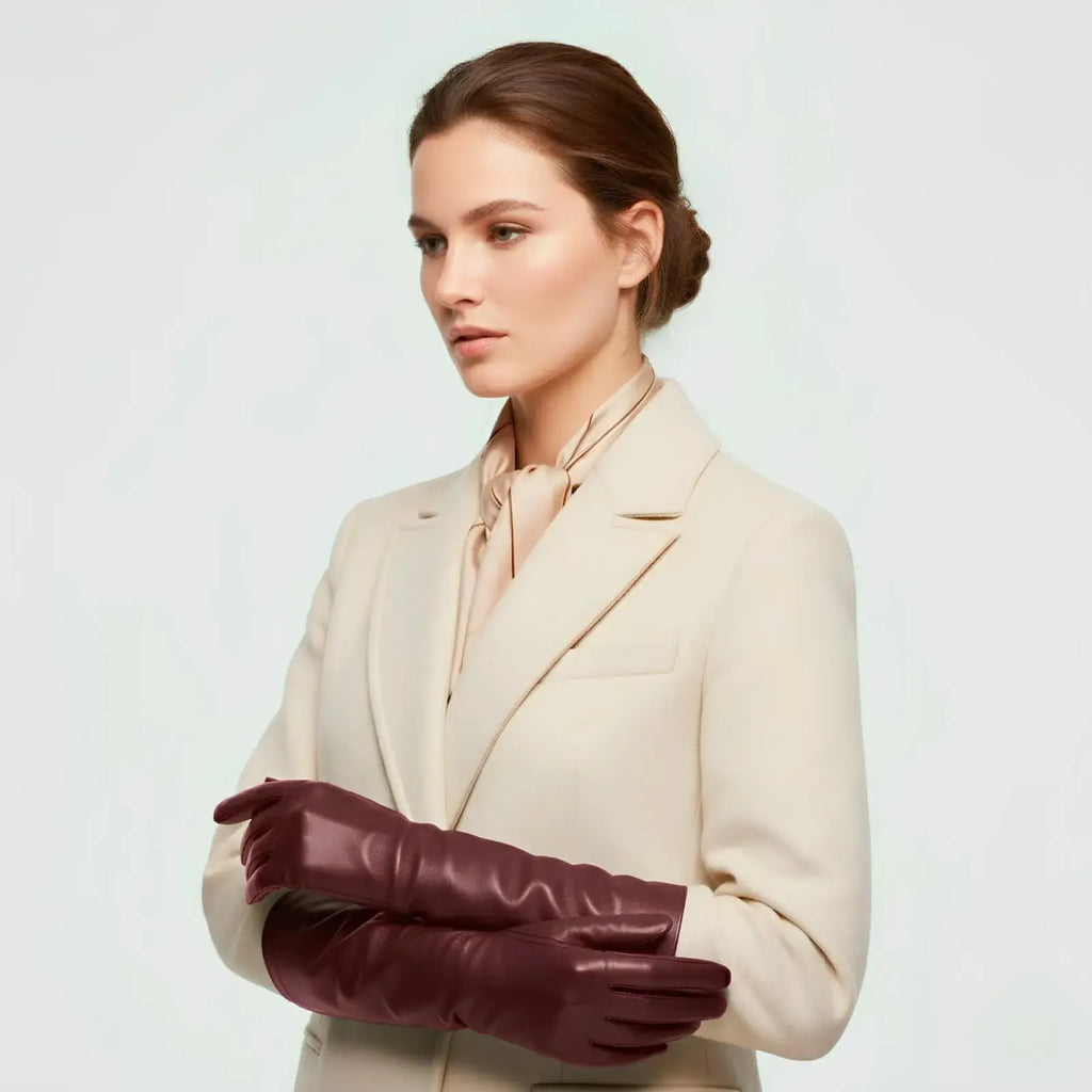 Alina Sheepskin Elbow Gloves
