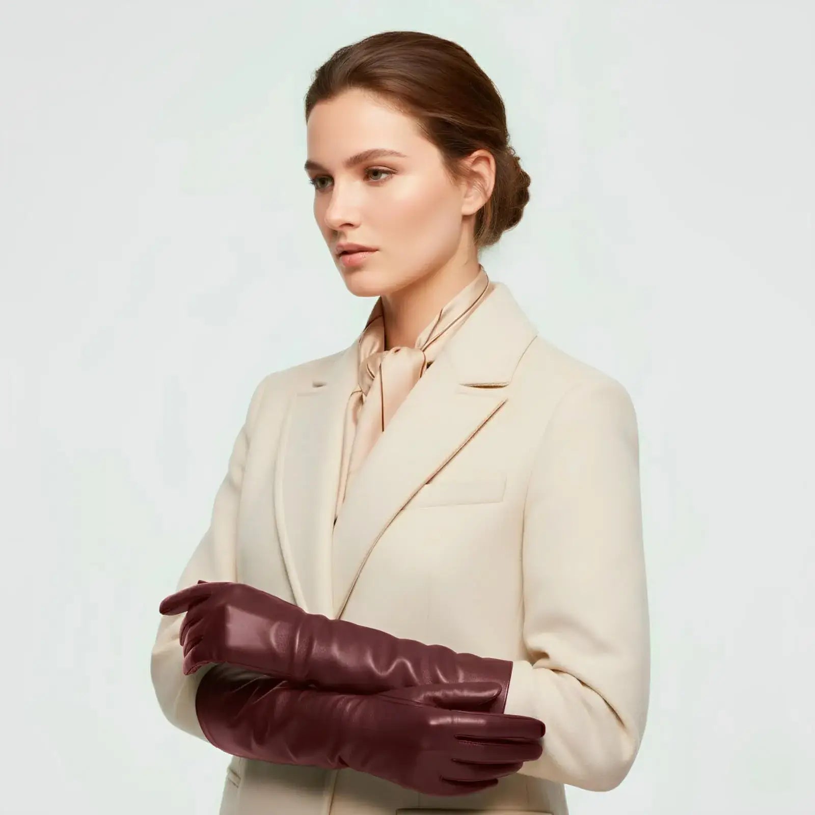Alina Sheepskin Elbow Gloves