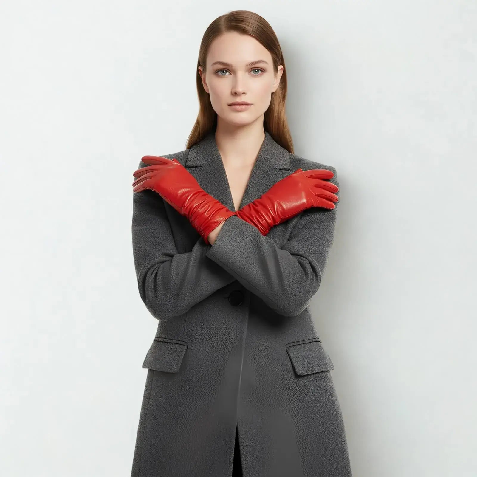 Nora Sheepskin Pleated Gloves