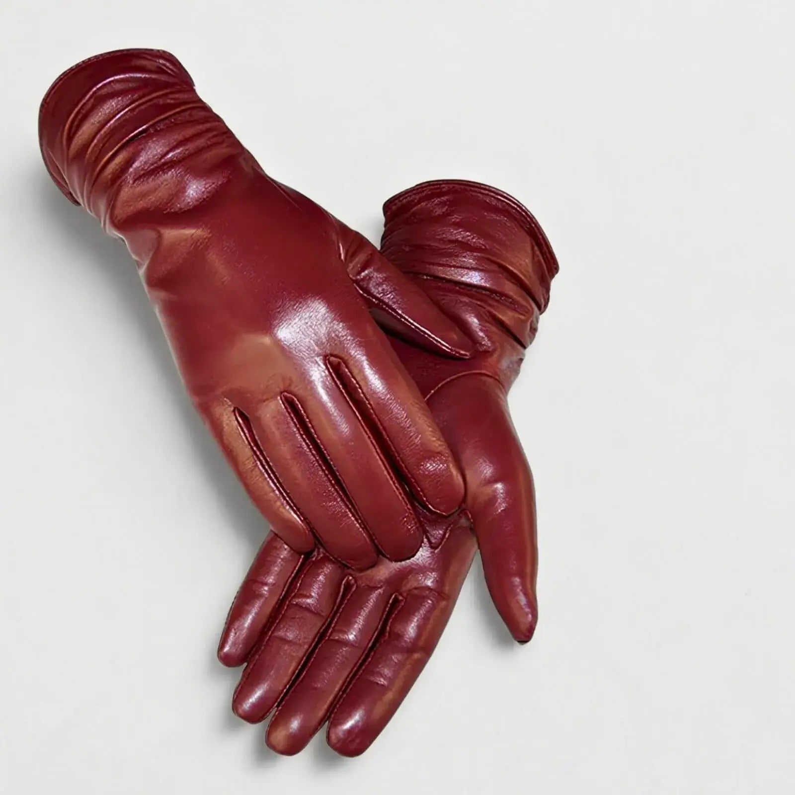 Nora Sheepskin Pleated Gloves