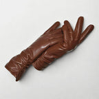 Nora Sheepskin Pleated Gloves