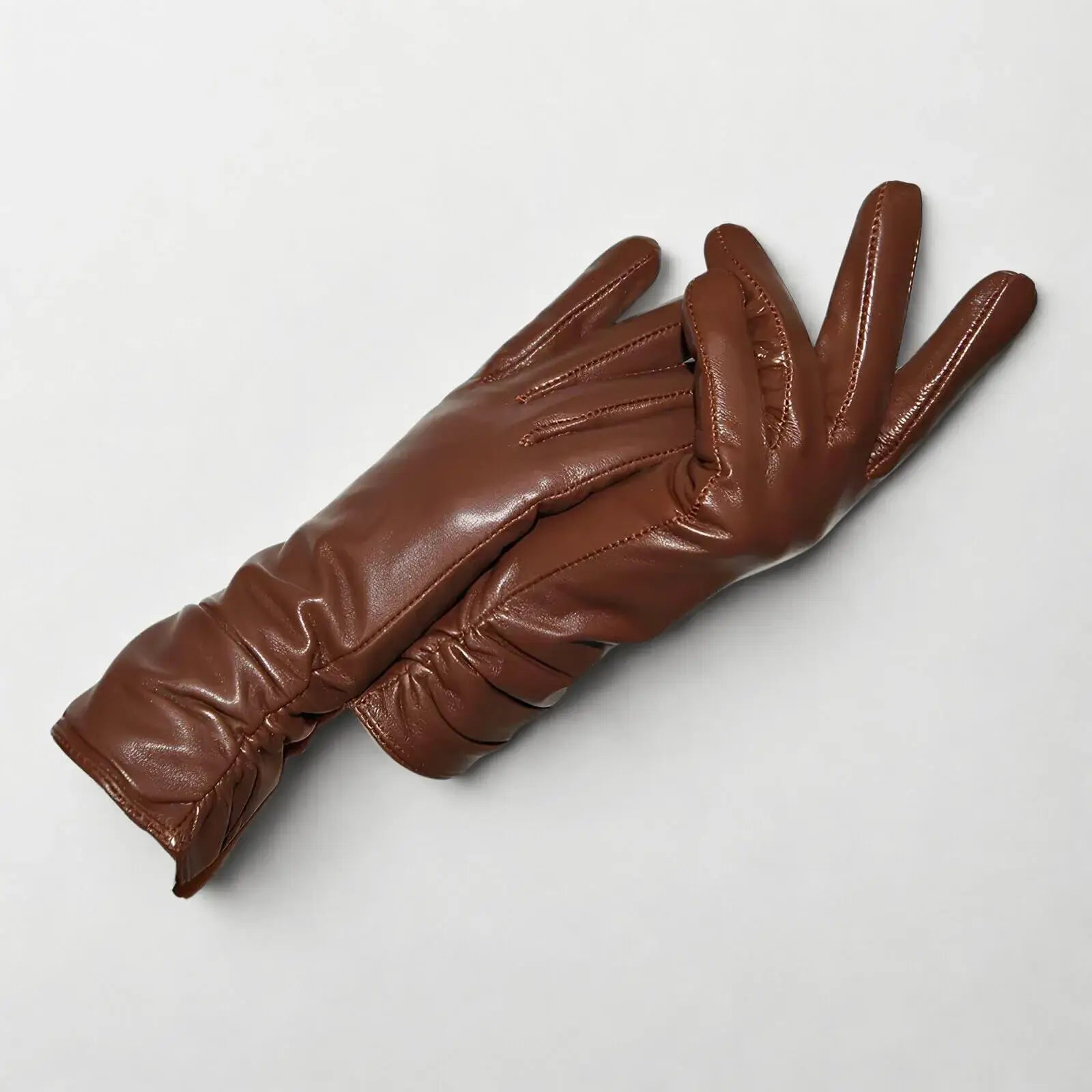 Nora Sheepskin Pleated Gloves