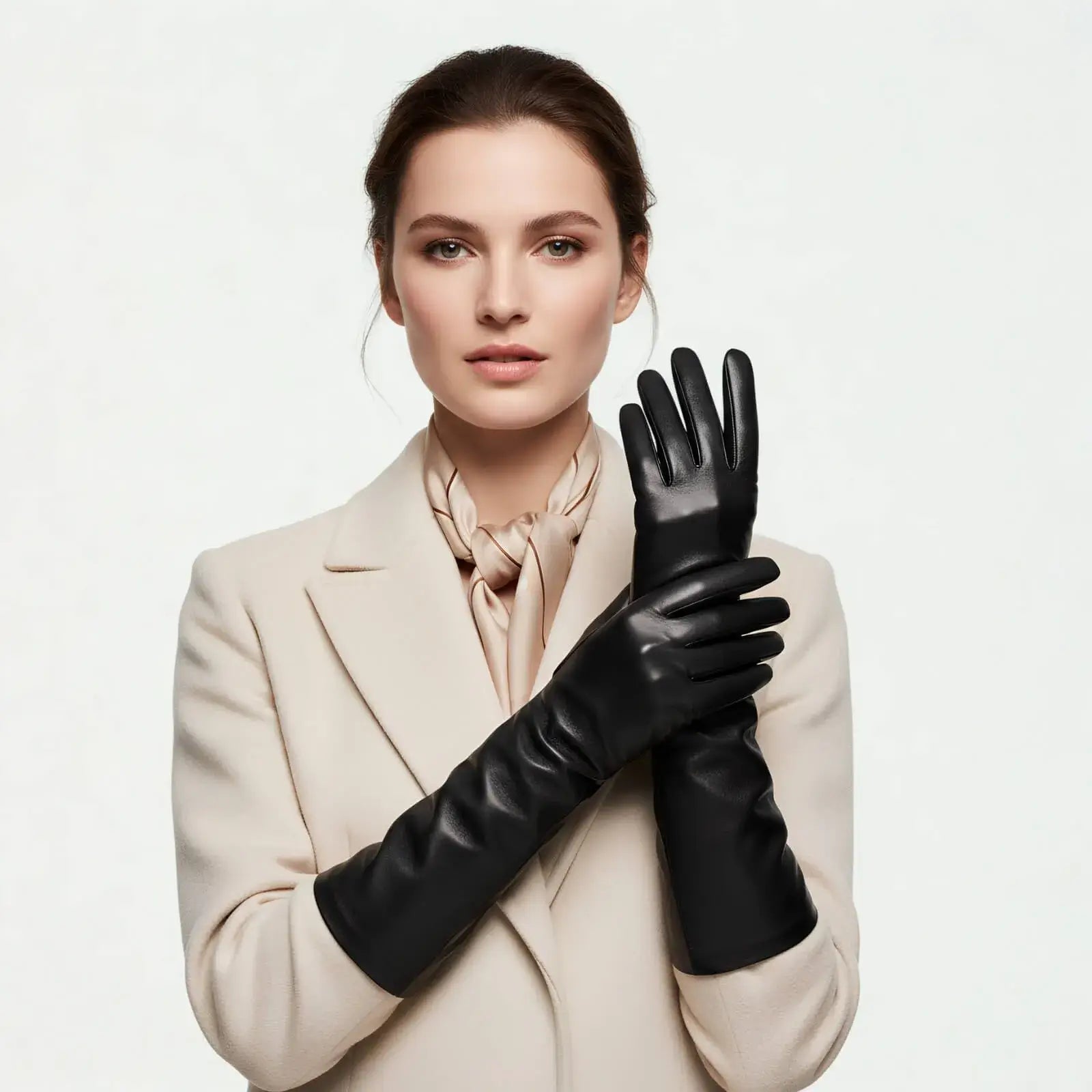 Alina Sheepskin Elbow Gloves